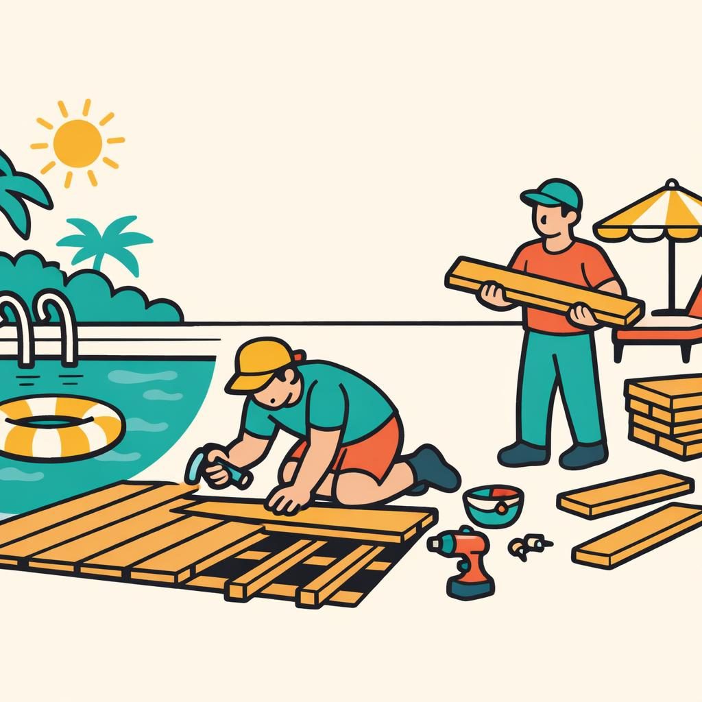 Pool Deck Installation